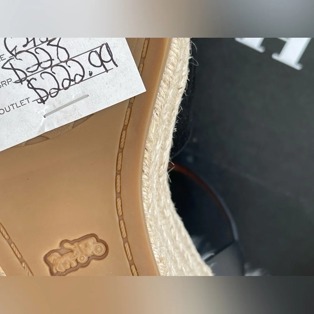 Coach Suede Black Wedges - Picture 14 of 15